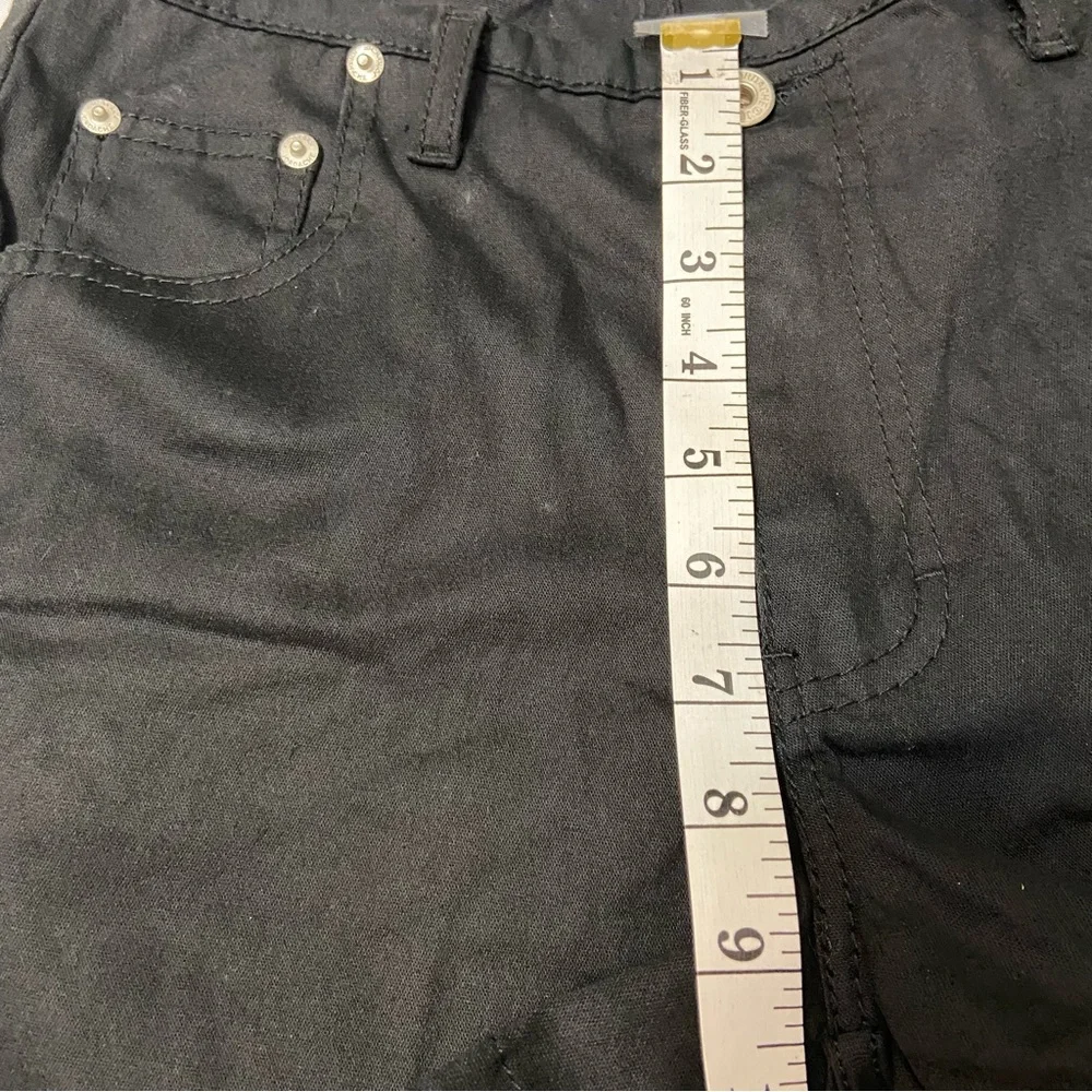 Jordache Black Stretch Split Hem Women/ Juniors Shorts size 7/8